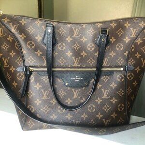 Louis Vuitton Discontinued Monogram Tournelle MM in Noir - Rare